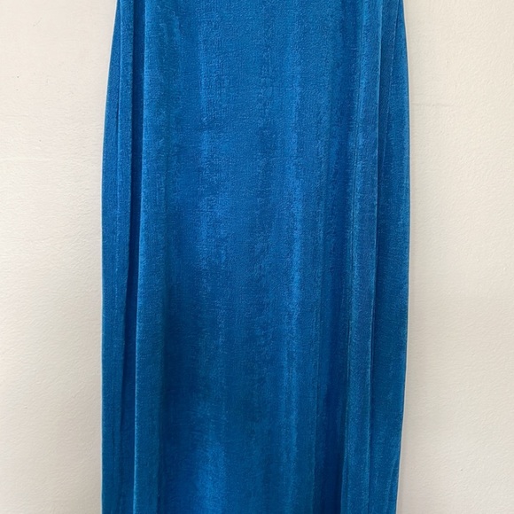 Lioness| XXL Size 12 Everlast Sleeveless Bodycon Blue Midi Dress NWT New - Picture 6 of 12